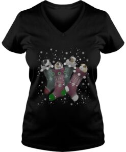 Guinea pig Christmas Vneck