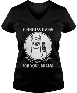 Guinness Llama Ain’t Got Time For Your Drama Vneck