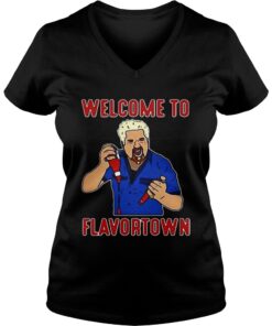 Guy Fieri welcome to flavortown Vneck