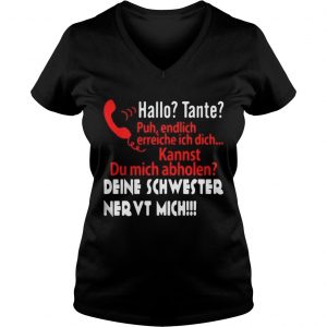 Hallo tante puh endlich erreiche ich dich Kannst du mich abholen Vneck