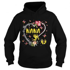 Happiness Is Being A Nana Black Hoodie