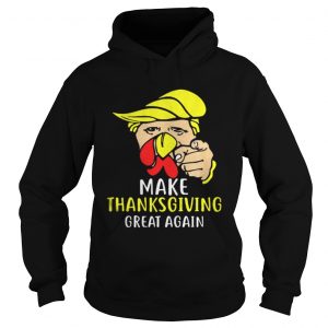 Happy Thanksgiving Daytrumpsgiving Turkey Face Hoodie