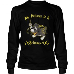 Harry Potter My patronus is a Schnauzer Lognsleeve Tee