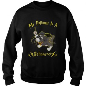 Harry Potter My patronus is a Schnauzer Sweatshirt