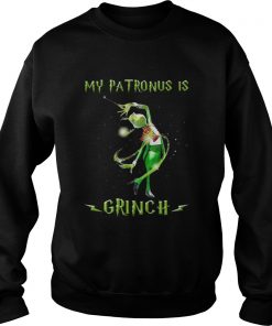 Harry Potter my patronus is a Grinch Christmas Sweatshirt