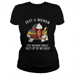 Harry potter Just a woman who solemnly swears she’s up to no good Ladies Tee