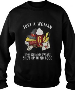 Harry potter Just a woman who solemnly swears she’s up to no good Sweatshirt