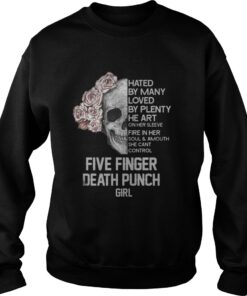 Hated By Many Loved By Plenty He Art On Her Sleeve Sweatshirt