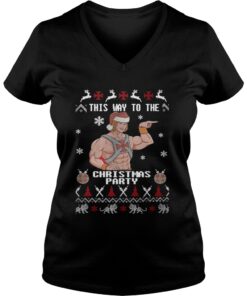 He-Man and the Masters of the Universe this way to the Christmas party Vneck