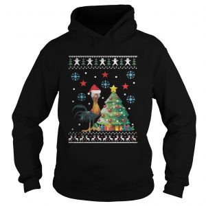 Hei Hei Chicken Christmas Ugly Hoodie