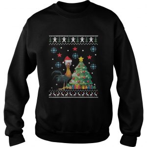 Hei Hei Chicken Christmas Ugly Sweatshirt
