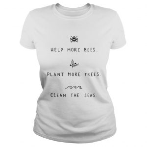Help more bees plant more trees Ladies Tee