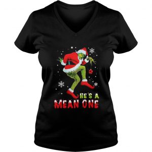 He’s A Mean One The Grinch Christmas Sweat Vneck