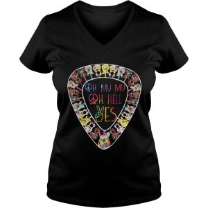 Hippie Guitar oh my my oh hell yes Vneck