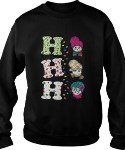 Ho Ho Ho Cat Christmas Hat Sweatshirt