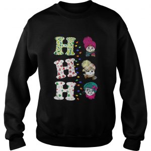 Ho Ho Ho Cat Christmas Hat Sweatshirt