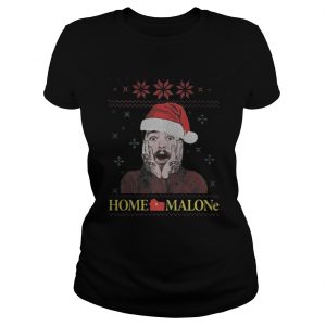 Home Malone christmas Ladies Tee