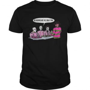 Horror Michael Myers on Wednesdays we wear pink Guys