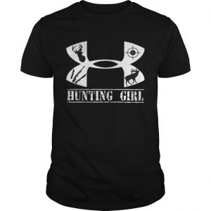 Hunting Girl under armour logo Guys