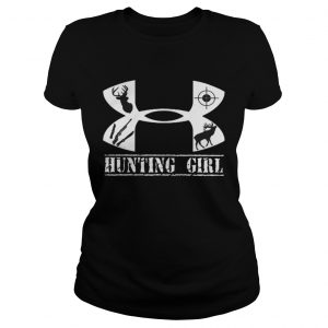 Hunting Girl under armour logo Ladies Tee