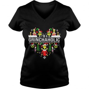 I Am Grinch Aholic Christmas Vneck