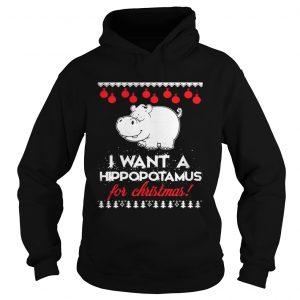 I Want A Hippopotamus For Christmas ugly sweat Hoodie