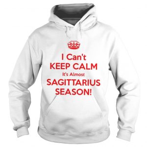 I can’t keep calm it’s almost sagittarius season Hoodie