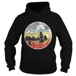 I hate people I like camping Hoodie