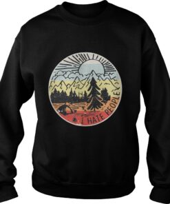 I hate people I like camping Sweatshirt