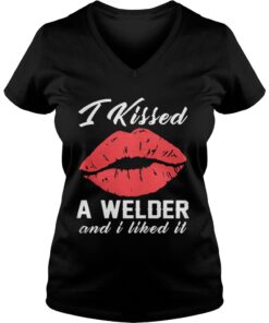 I kissed a Welder and I liked it Vneck