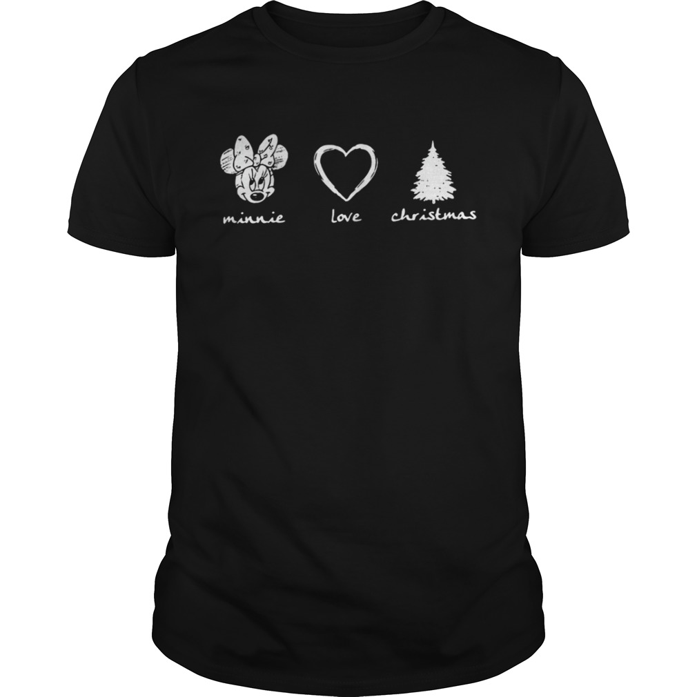 I like Minnie, love and christmas shirt