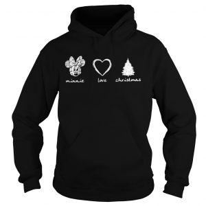 I like Minnie, love and christmas Hoodie
