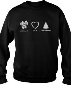 I like Minnie, love and christmas Sweatshirt