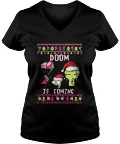 Invader Zim Doom – Doom Is Coming Christmas Vneck