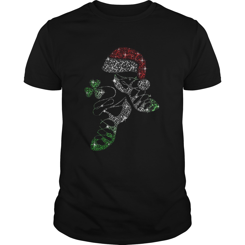 Irish dance shoes Christmas shirt