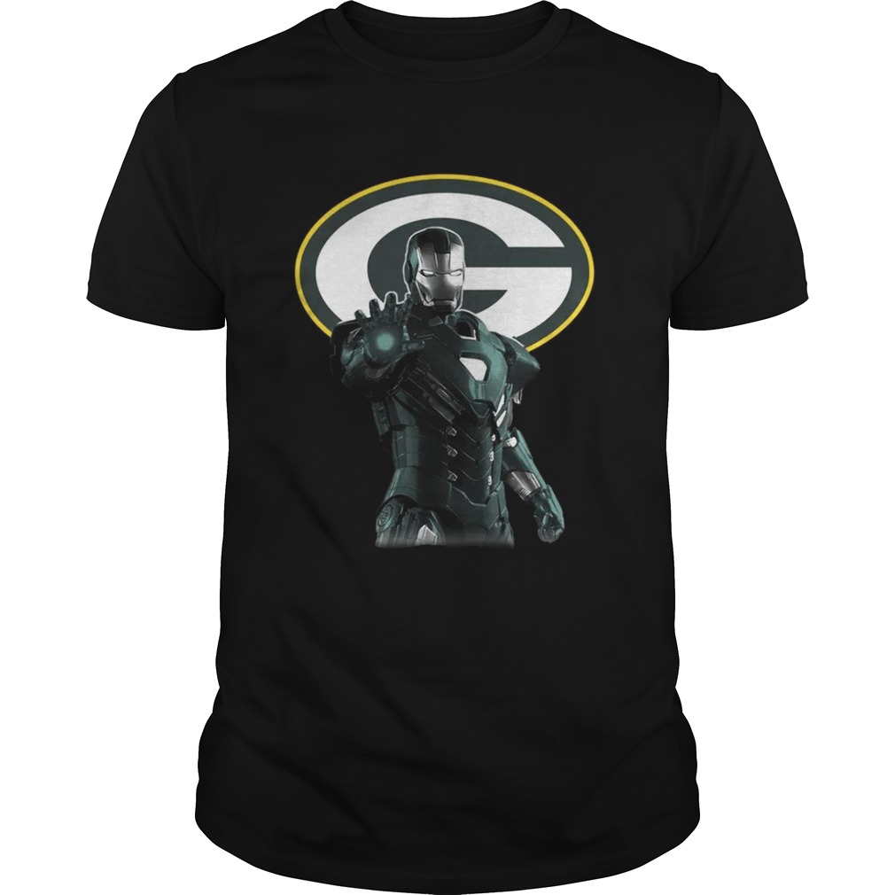 Iron man Green Bay Packer shirt