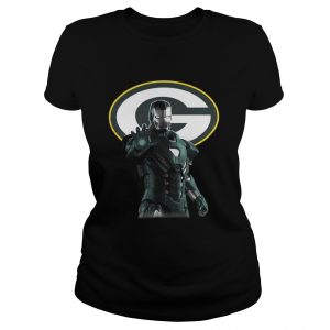 Iron man Green Bay Packer Ladies Tee