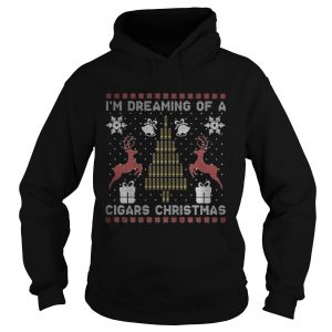 I’m dreaming of a cigars christmas Hoodie