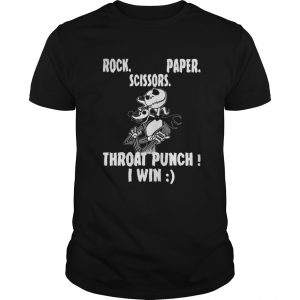 Jack Skellington and Zero rock paper scissors throat punch I win Christmas Guys