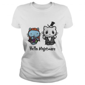Jack and Sally hello kitty hello nightmare Ladies Tee