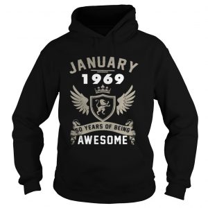 January 1969 – 50 Years Of Being Awesome Hoodie