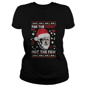 Jeremy Corbyn For the Merry not the Few Christmas ladies tee