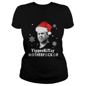 John McClane Yippee Ki Yay Motherfucker Christmas Ladies Tee