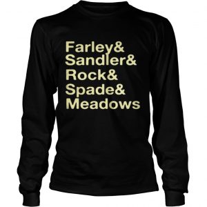 Jonah Hill Farley & Sandler & Rock & Spade & Meadows Longsleeve Tee