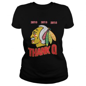 Jonathan Toews Chicago Blackhawks thank Q Ladies Tee