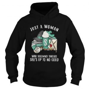 Just a woman slytherin house who solemnly swears she’s up to no good Hoodie