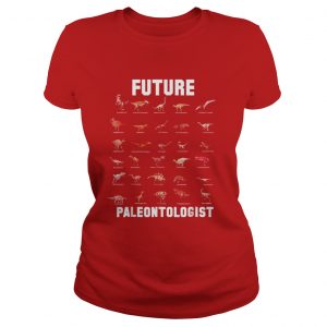 Kids Future Paleontologist Cool Dinosaur Lover Ladies Tee