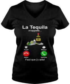 La tequila m’appelle faut que j’y aille Vneck