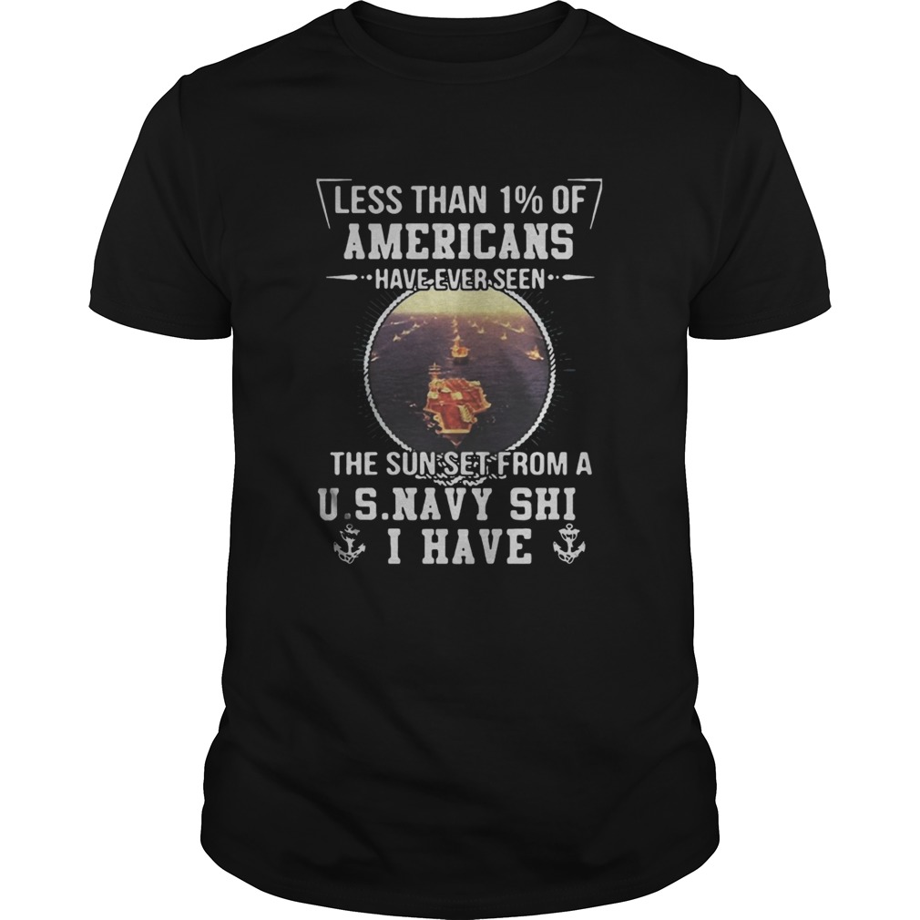 Less than 1% of Americans have ever seen the sun set shirt