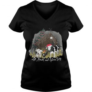 Let Heaven and nature sing Vneck